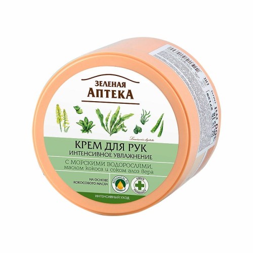 Zielona Apteka - Nawilżający krem do rąk - Algi morskie - 300ml