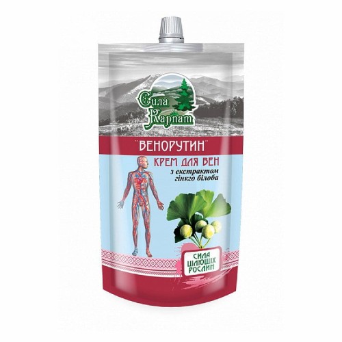 Siła Karpat - Wenorutin - Krem do nóg z ginkgo biloba - 100ml