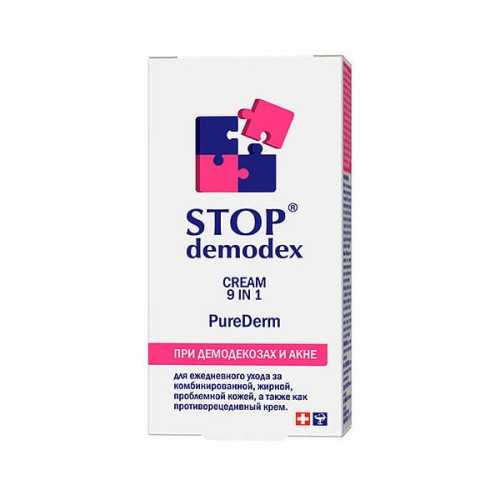STOP DEMODEX Krem do twarzy 9w1 50ml