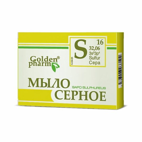 Golden Farm - Mydło siarkowe w kostce - 70g