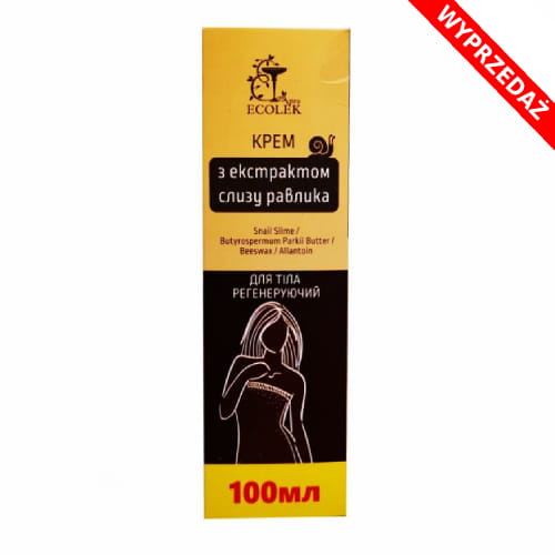 EKOLEK - Krem do twarzy i ciała - z ekstraktem śluzu ślimaka - 100ml