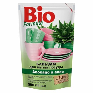 BIO formula - Balsam do mycia naczyń - z awokado i aloesem - ZAPAS - 500ml