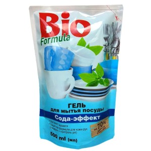 BIO formula - Żel do mycia naczyń - z sodą - ZAPAS - 500ml