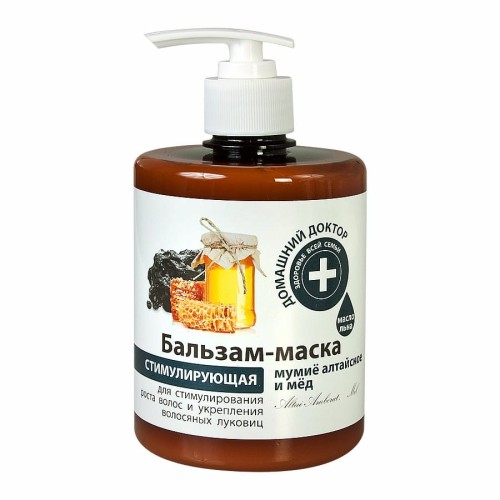 Domowy Doktor - Balsam-maska do włosów - Ałtajskie mumio i miód - 500ml