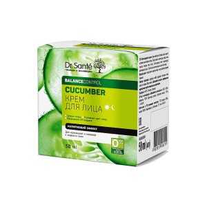 Dr Sante - Krem do twarzy - Ogórek - Efekt matujący - 50ml