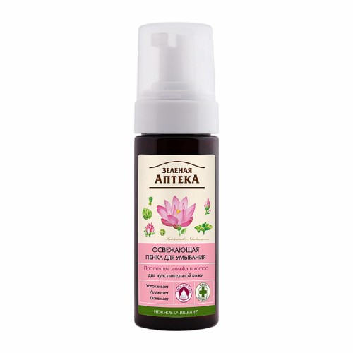 Zielona Apteka - Odświeżająca pianka do mycia twarzy - 150ml.jpg