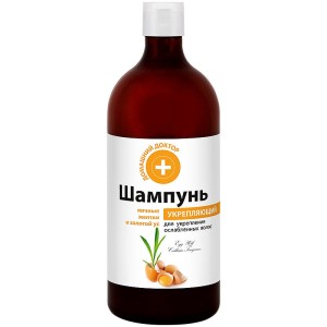Domowy Doktor - Szampon do włosów - Żółtko jaj i złoty wąs - 1000ml