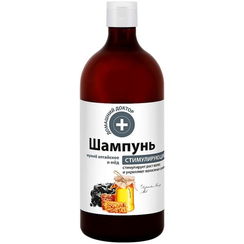 Domowy Doktor - Szampon do włosów - Ałtajskie mumio i miód - 1000ml