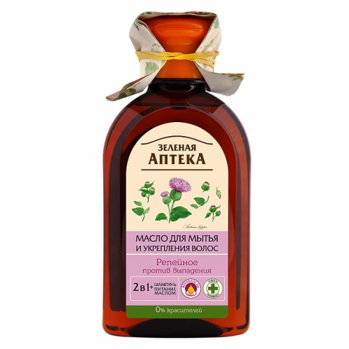 Zielona Apteka - Olejek rycynowy do mycia włosów - 2w1 - 250ml