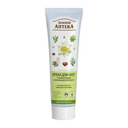 Zielona Apteka - Krem do nóg - Relaksująco-tonizujący - 100ml