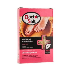 Doctor Salt - Sól do kąpieli nóg - Przeciw żylakom - 100g
