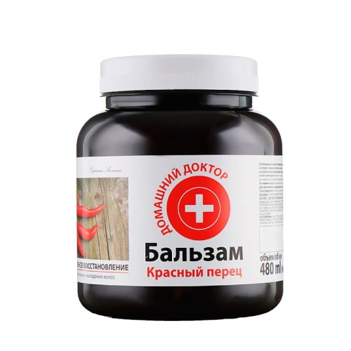 Domowy Doktor - Balsam do włosów - z czerwoną papryczką - 480ml