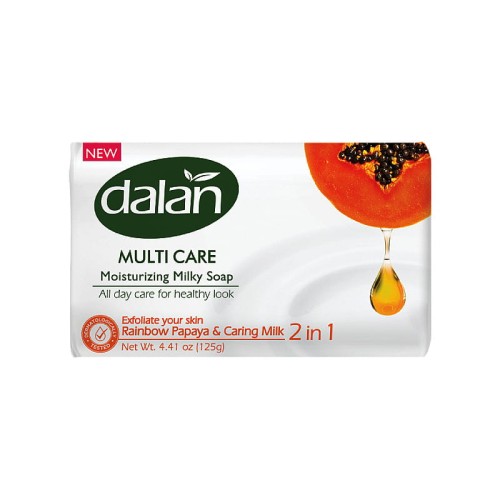 Dalan - Mydło toaletowe - Słoneczna papaja i Mleko - 150g