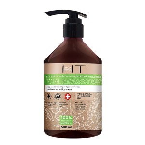 HAIR TREND - Szampon do włosów suchych i zniszczonych - Całkowita rekonstrukcja - 500ml