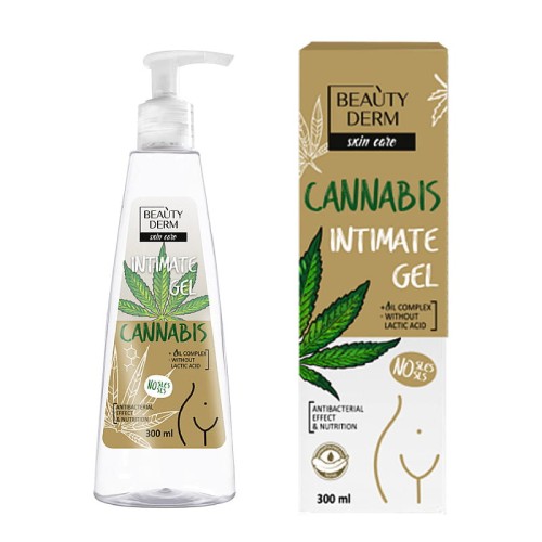 BEAUTYDERM - Żel do higieny intymnej Cannabis - 300ml