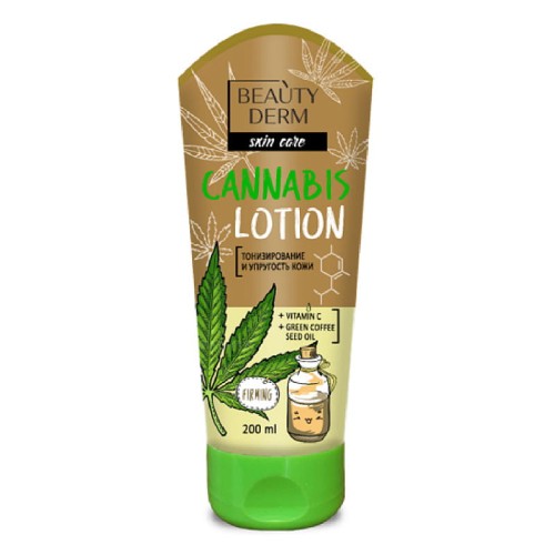BEAUTYDERM - Tonizujący balsam do ciała - Cannabis - 200ml