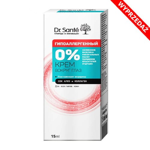 * Dr Sante - Krem wokół oczu - Sok aloe vera i Kolagen - 15ml