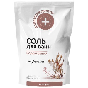 Domowy Doktor - Sól morska do kąpieli jodobromowa - Antystresowa - 500g