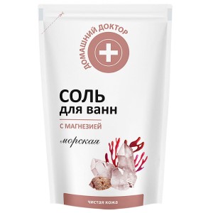 Domowy Doktor - Sól morska do kąpieli z magnezją - Czysta skóra - 500g