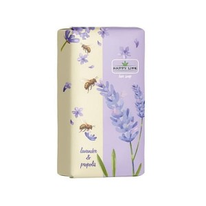 Happy Life - Mydło w kostce - Lawenda i propolis - 180g