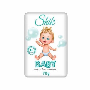 Shik - Dziecięce mydło w kostce - 0+ z ekstraktem uczepu - 70g