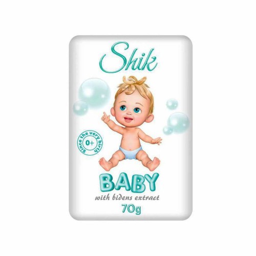 Shik - Dziecięce mydło w kostce - 0+ z ekstraktem uczepu - 70g