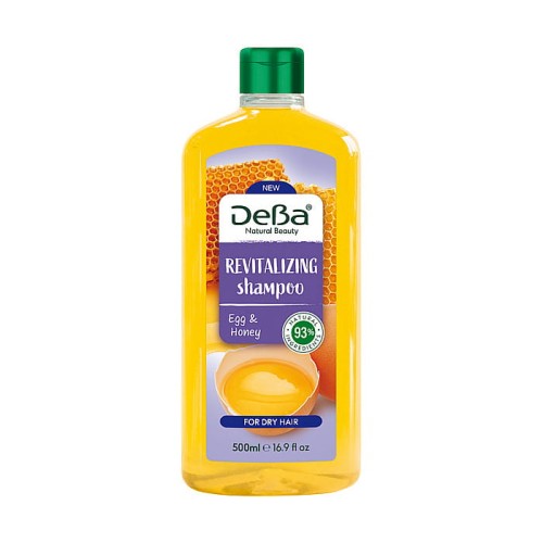 DeBa - Rewitalizujący szampon do włosów - Jajko i miód - 500ml