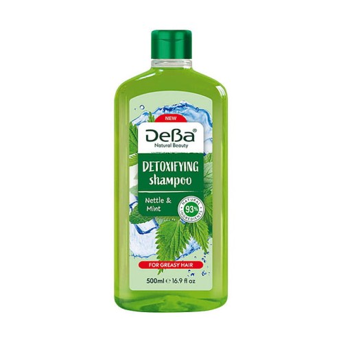 DeBa - Szampon-detoks do włosów - Pokrzywa i mięta - 500ml