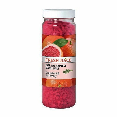Fresh Juice - Sól do kąpieli - Grejprut i rozmaryn - 700g