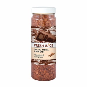 Fresh Juice - Sól do kąpieli - Czekolada i cynamon - 700g