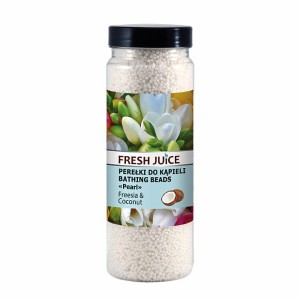 Fresh Juice - Perełki do kąpieli - Frezja i kokos - 450g