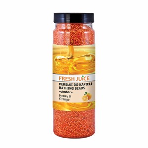 Fresh Juice - Perełki do kąpieli - Miód i Pomarańcza - 450g