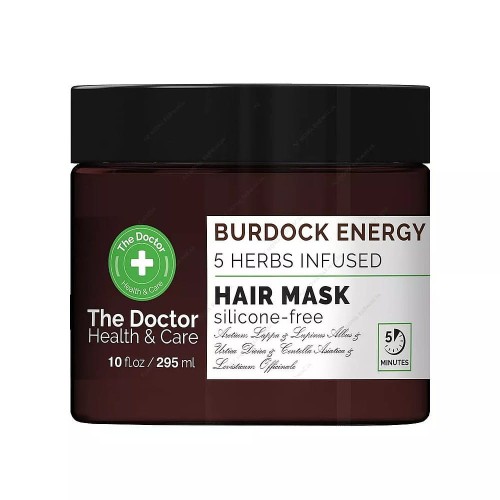 The Doctor - Maska do włosów - Energia Łopianu - Ekstrakt 5 ziół - 295ml