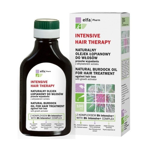 Naturalny olejek łopianowy - przeciw wypadaniu włosów - 100ml