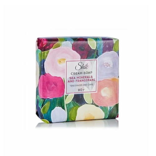 Shik - Kremowe mydło w kostce - Morskie minerały i plumeria - 90g