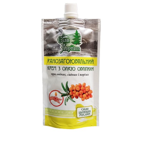 Siła Karpat - Krem do ciała kojący z olejkiem rokitnikowym - 100ml
