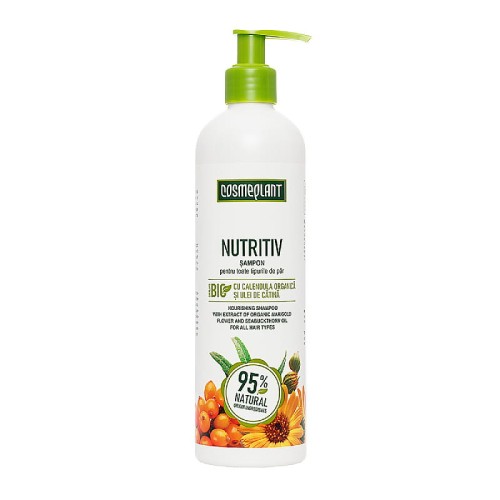 COSMEPLANT - Odżywczy szampon do włosów - Nagietek i rokitnik - 400ml