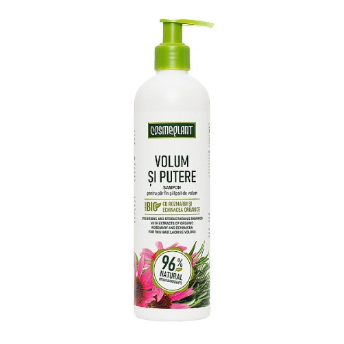 COSMEPLANT - Szampon do włosów nadający objętość - Rozmaryn i echinacea - 400ml