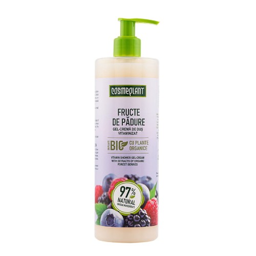 COSMEPLANT - Witaminowy żel-krem pod prysznic - Owoce leśne - 500ml