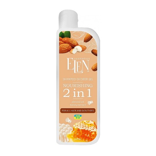 ELEN - Szampon-żel pod prysznic - 2w1 - Odżywczy - 250ml