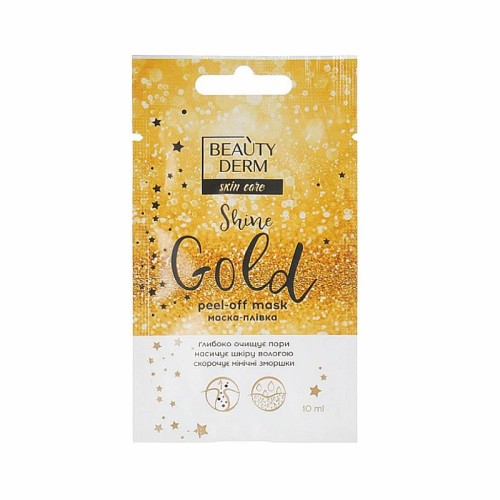 BEAUTYDERM - Maska do twarzy peel-off - Złoto - 10ml