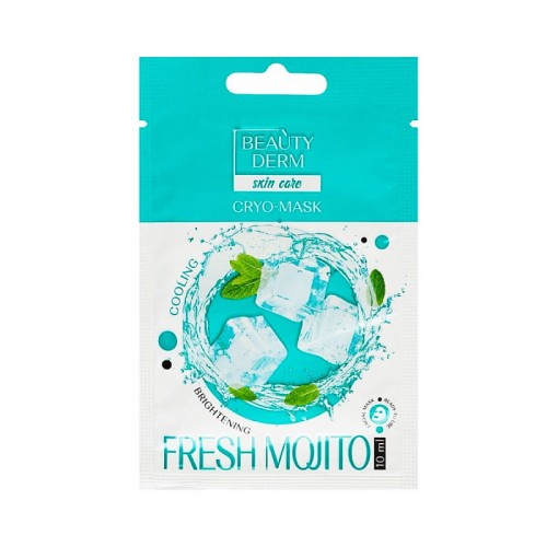 BEAUTYDERM - Krio-maska do twarzy- Fresh Mojito - 10ml