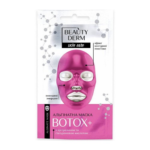 BEAUTYDERM - Maska alginatowa do twarzy - peel-off Botox+ - 20g