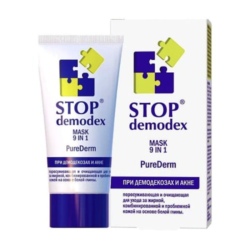 STOP DEMODEX - Maska do twarzy 9w1 - 50ml