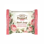 Zielona Apteka - Mydło toaletowe w kostce - Róża damasceńska i masło shea - 100g