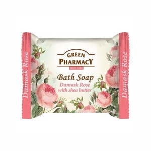 Zielona Apteka - Mydło toaletowe w kostce - Róża damasceńska i masło shea - 100g