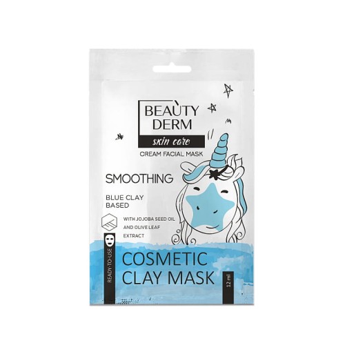 BEAUTYDERM - Beauty Maska kosmetyczna - niebieska glinka - 12ml