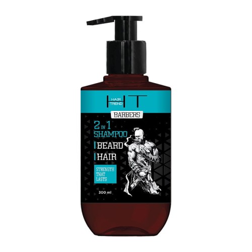 HAIR TREND - BARBERS - Szampon dla mężczyzn - 2w1 - 300ml
