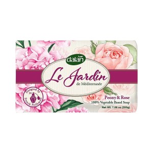 Dalan - Le Jardin - Mydło toaletowe - Peony & Rose - 200g
