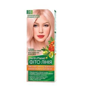 Herb`s Planet - Kremowa farba do włosów 28 - Truskawkowy blond - 120ml